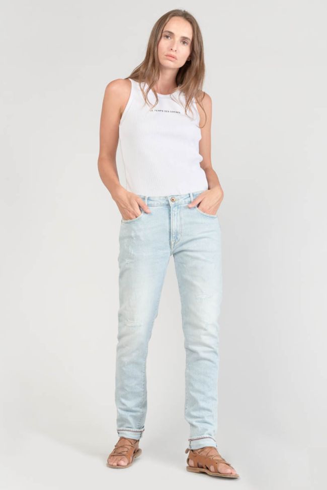 Jeans 200/43 boyfit Sea destroy bleu N°5