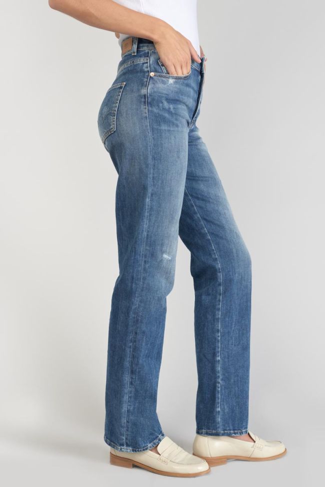 Jeans 400/19 mom Luxe high waist destroy blue N°2