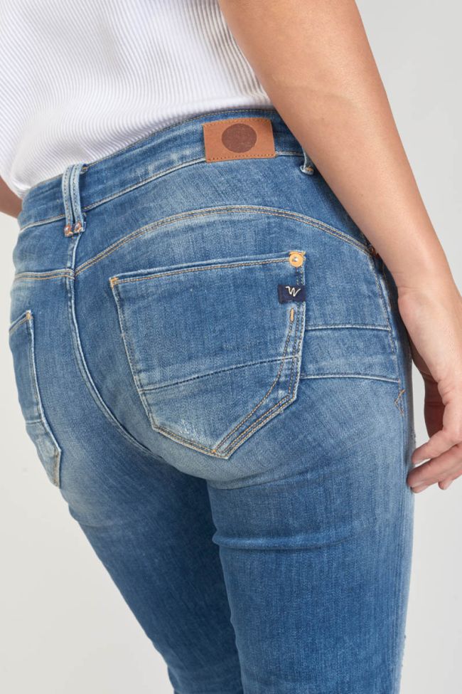 Jeans pulp slim Anil high waist 7/8th destroy blue N°3