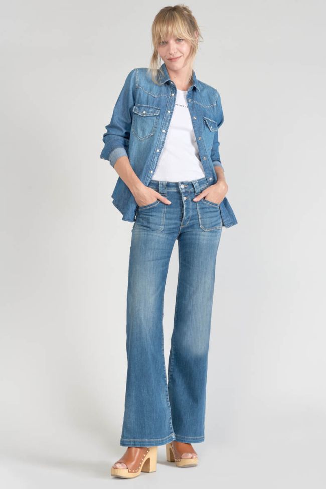 Jeans pulp flare Beni high waist blue N°2