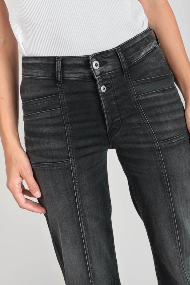 Jeans pulp flare Bran high waist black N°1