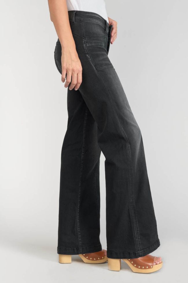 Jeans pulp flare Bran high waist black N°1