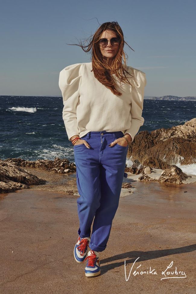 Charpentier boyfit by Véronika Loubry blue jeans