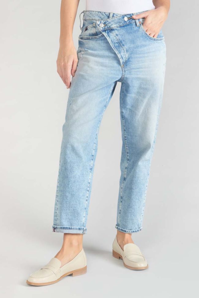 Jeans boyfit Cosy 7/8th destroy blue N°5