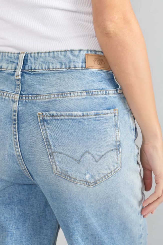 Jeans boyfit Cosy 7/8th destroy blue N°5