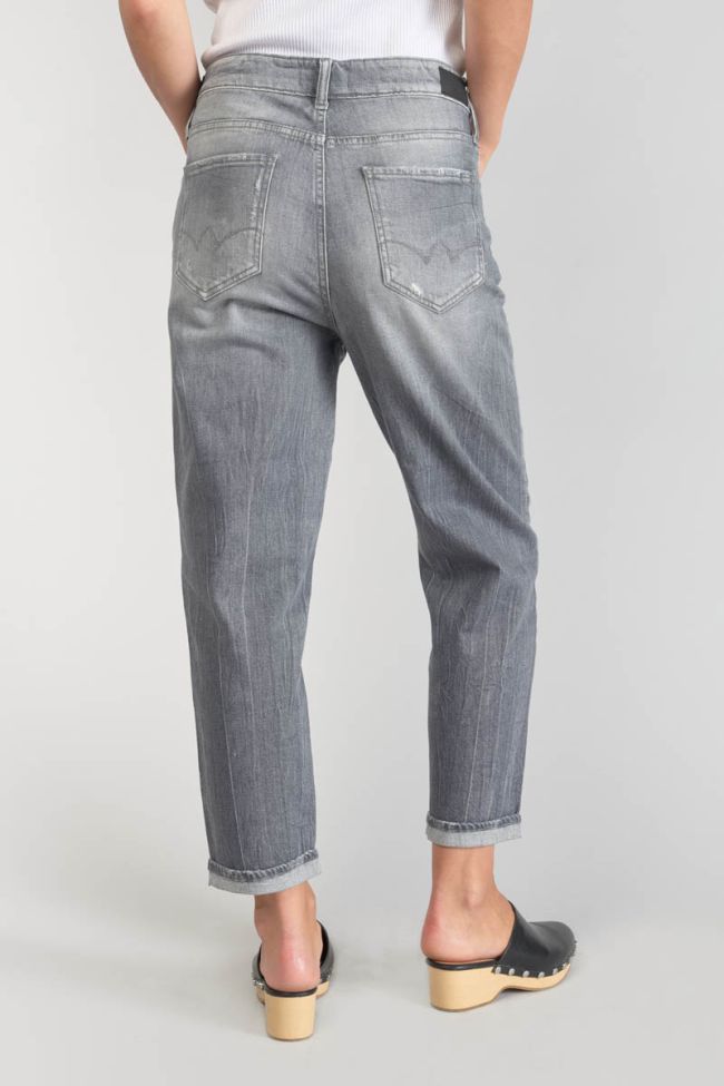 Jeans boyfit Cosy 7/8th destroy grey N°3