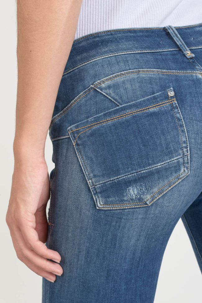 Jeans pulp slim Etoc 7/8th destroy blue N°2