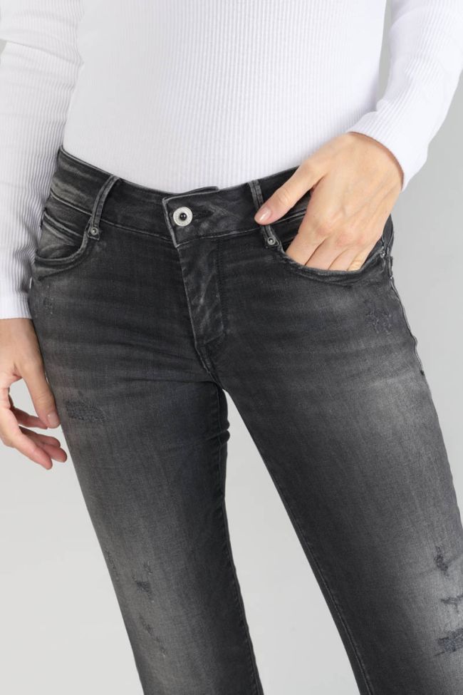 Jeans pulp slim Geos 7/8th destroy black N°1