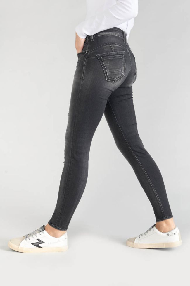 Jeans pulp slim Geos 7/8th destroy black N°1