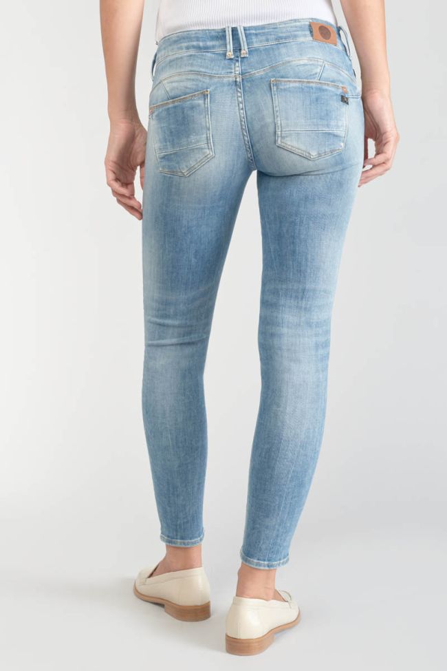 Jeans pulp slim Jako 7/8ème destroy bleu N°4