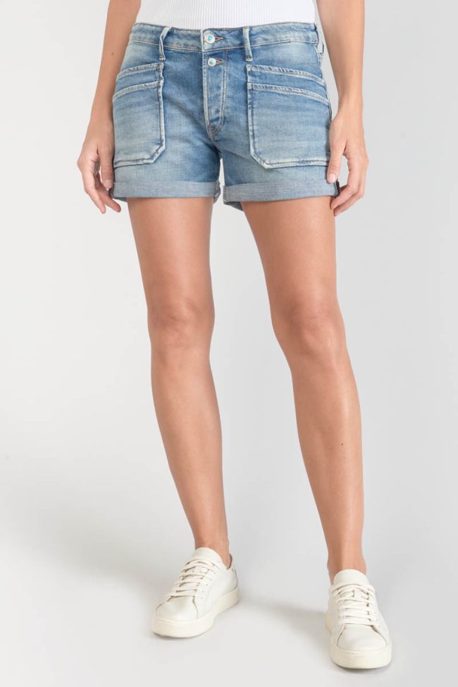 Blue denim Madrague shorts