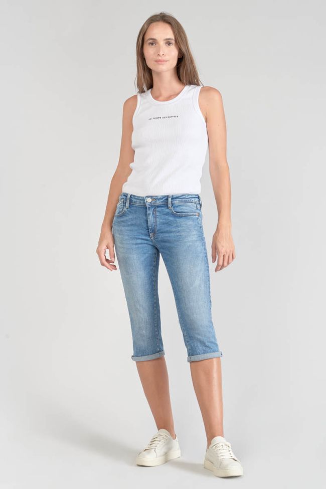 Corsaire Oriol en jeans bleu délavé