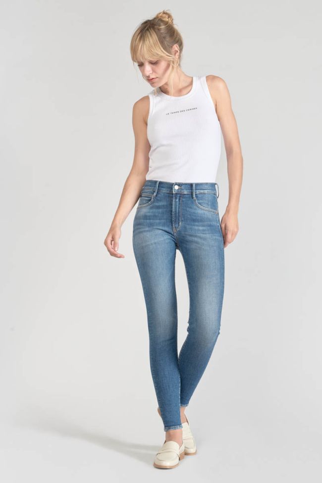 Jeans power skinny high waist 7/8th blue N°3