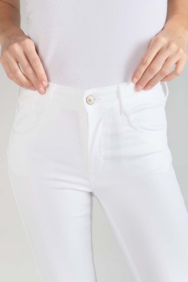 Jeans pulp slim high waist 7/8th white 