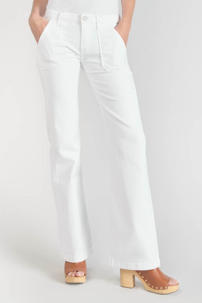 Jeans flare Sormiou white 