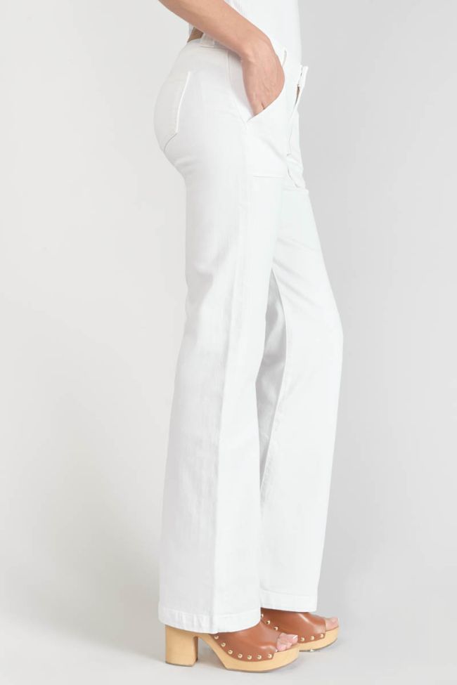 Jeans flare Sormiou white 