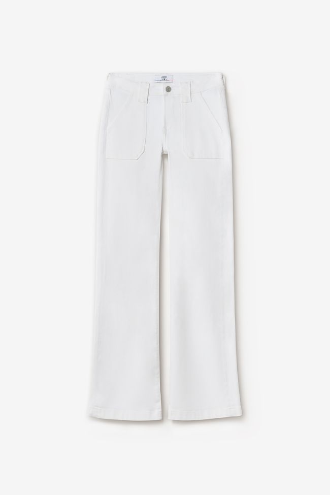 Jeans flare Sormiou white 