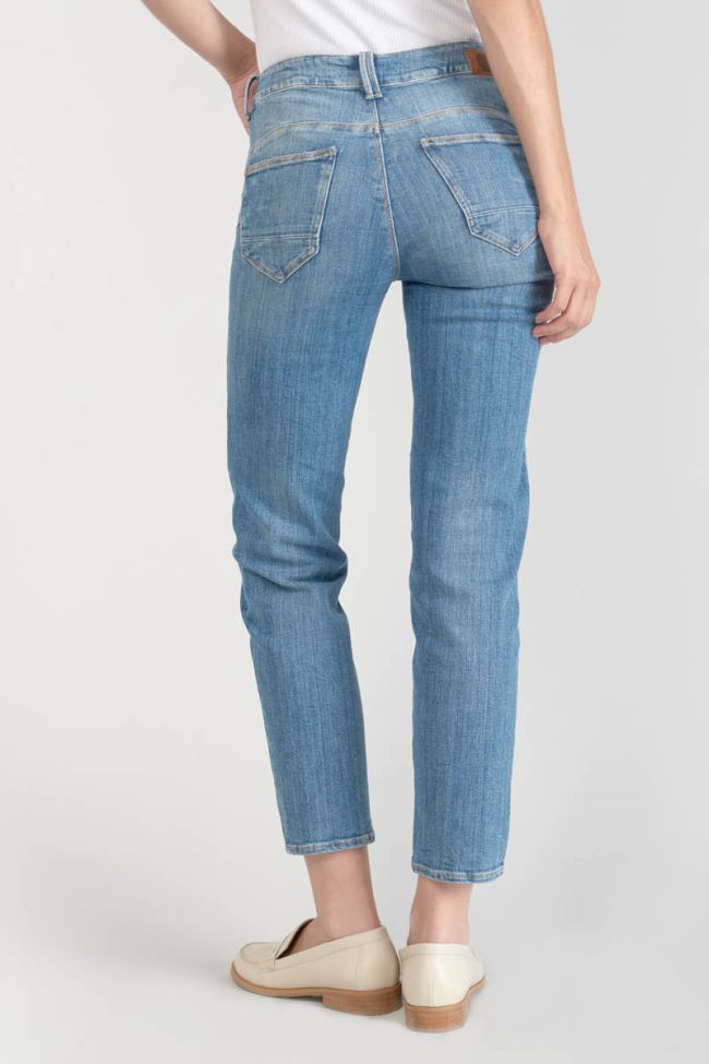 Jeans pulp regular Zep high waist 7/8th destroy blue N°4