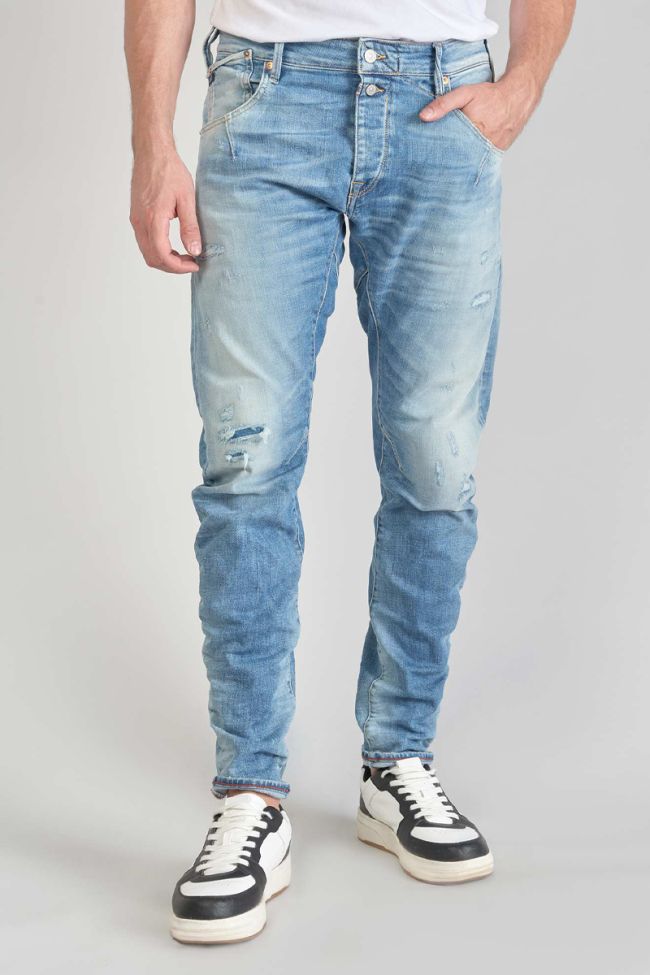 Jeans 900/03 tapered twisted Alost destroy blue N°4