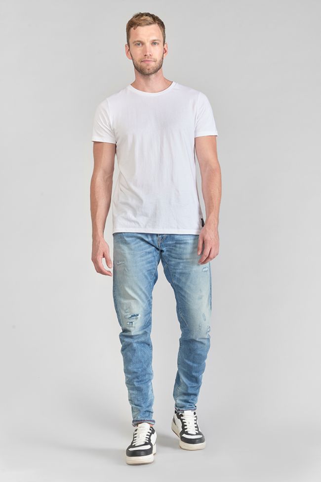 Jeans 900/03 tapered twisted Alost destroy blue N°4