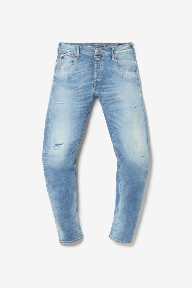Jeans 900/03 tapered twisted Alost destroy blue N°4