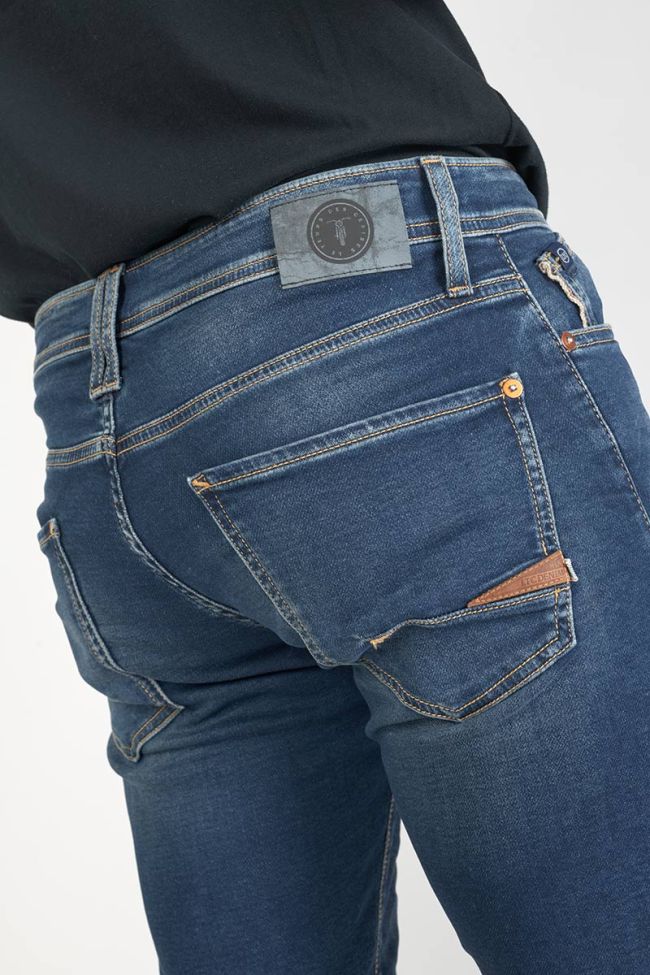 Distressed faded blue Jogg Oc Bermuda shorts