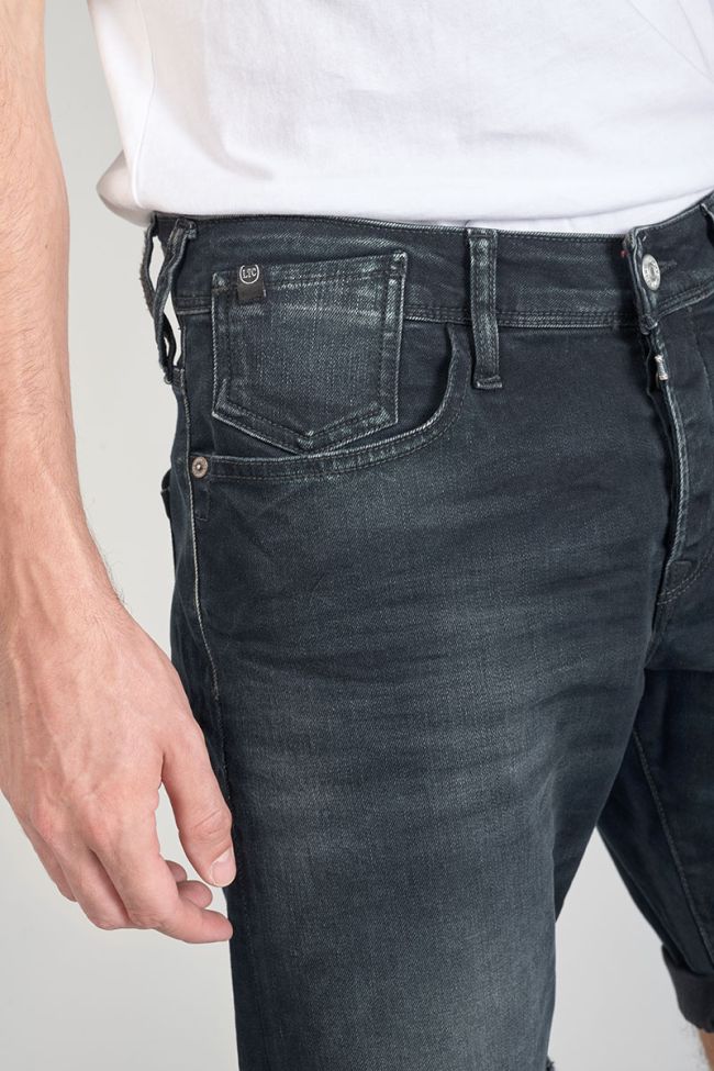 Blue-black denim Laredo Bermuda shorts