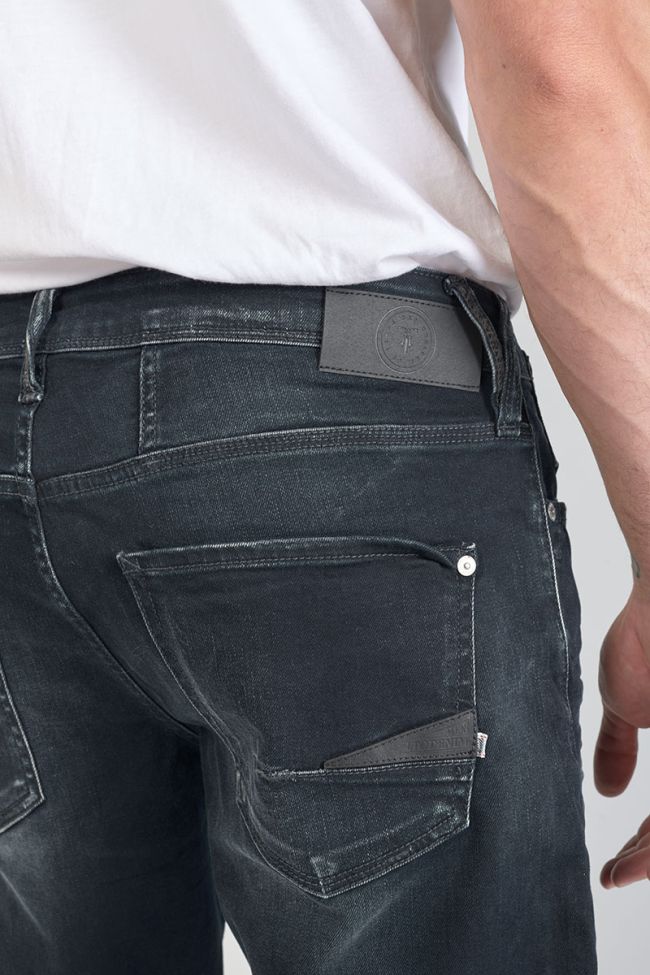 Blue-black denim Laredo Bermuda shorts