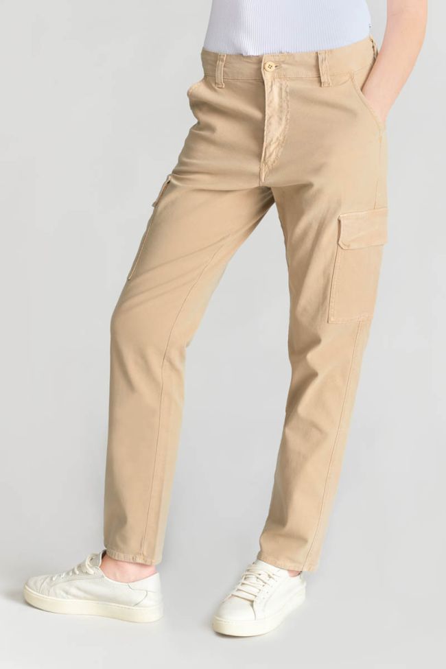 Beige Castellas cargo trousers