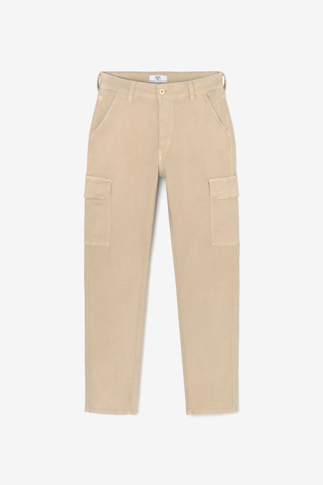 Beige Castellas cargo trousers