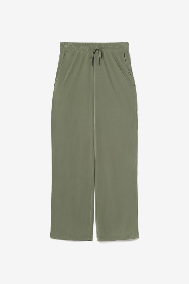 Khaki Judi flowing trousers