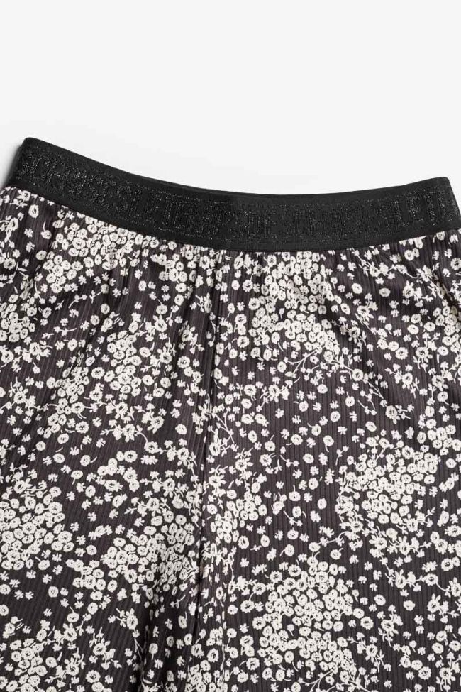 Black and white floral Luisagi trousers