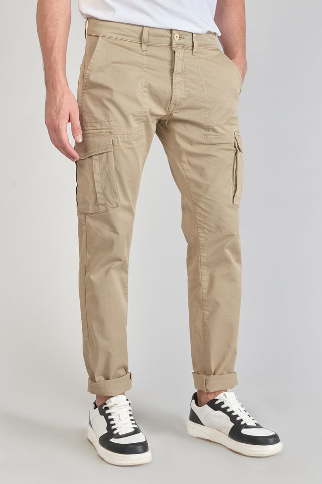 Sandy beige Lakme cargo trousers