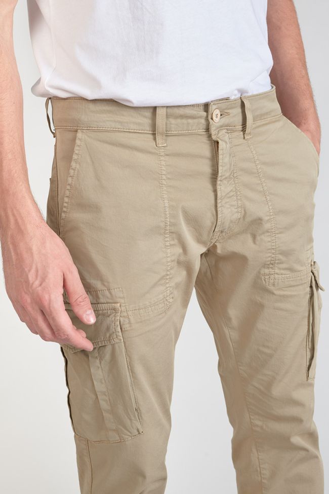 Sandy beige Lakme cargo trousers
