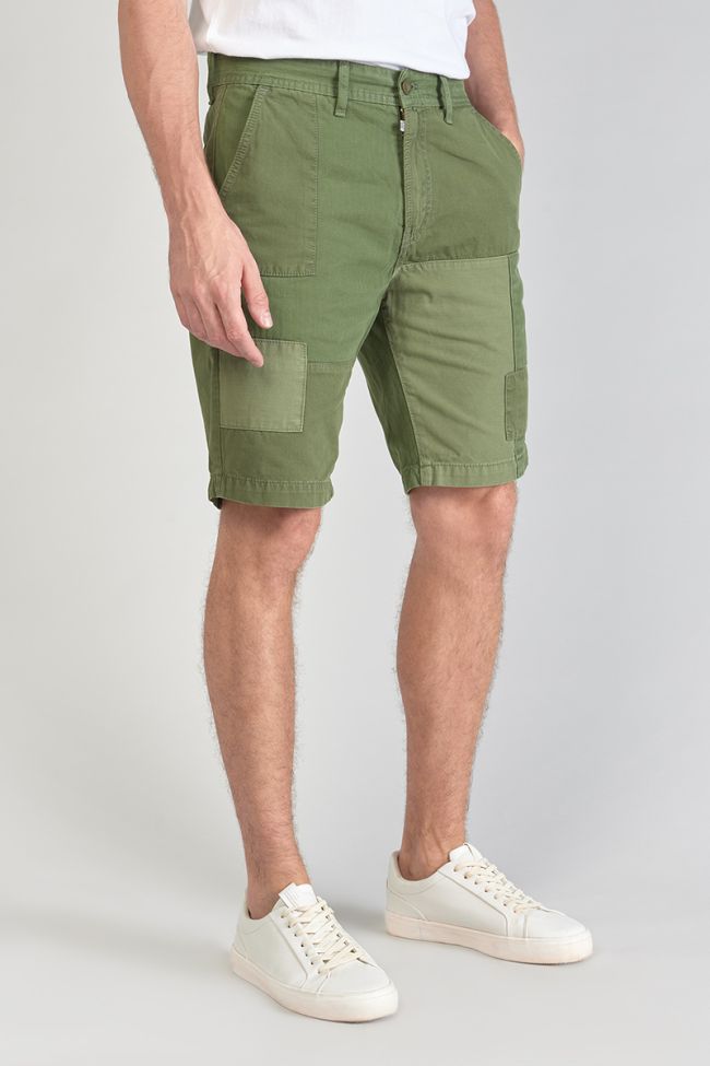 Khaki green Luberon Bermuda shorts
