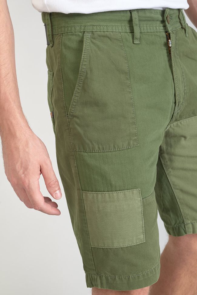 Khaki green Luberon Bermuda shorts