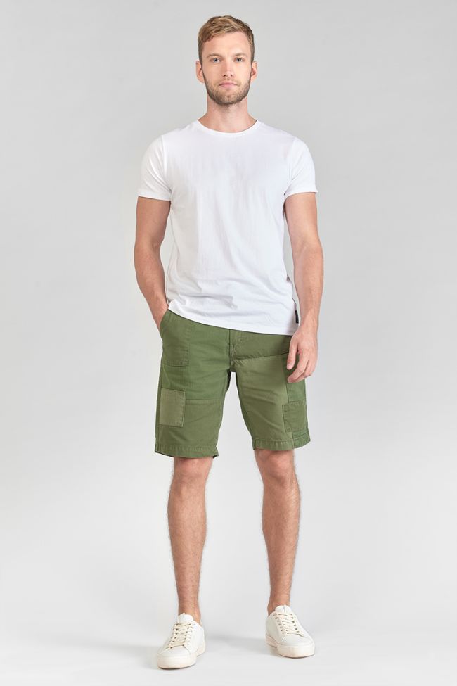 Khaki green Luberon Bermuda shorts