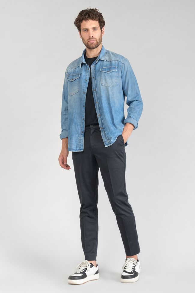 Blue marled black Rolt trousers