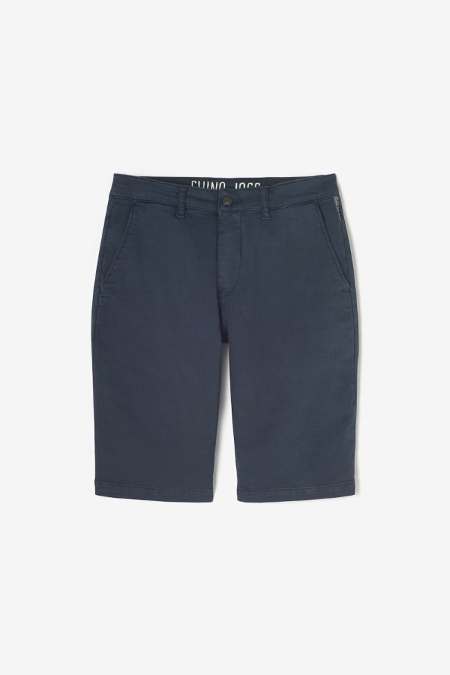 Midnight blue Jogg Swoop chino Bermuda shorts