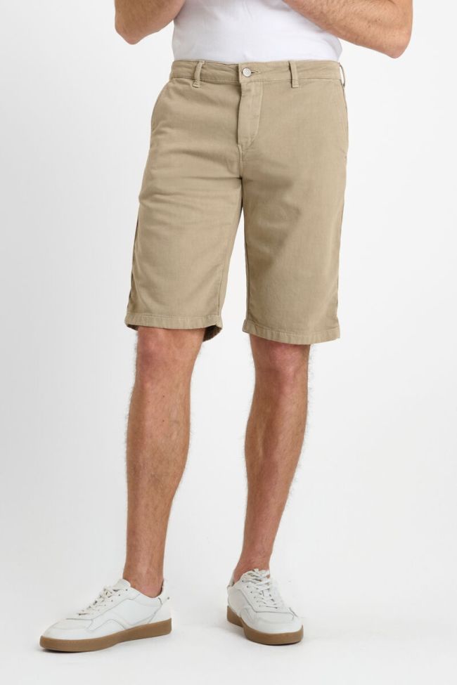 Sandy beige Jogg Swoop chino Bermuda shorts