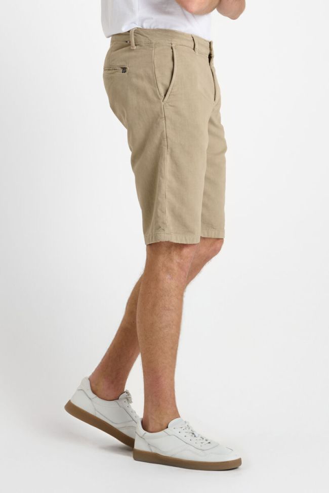 Sandy beige Jogg Swoop chino Bermuda shorts