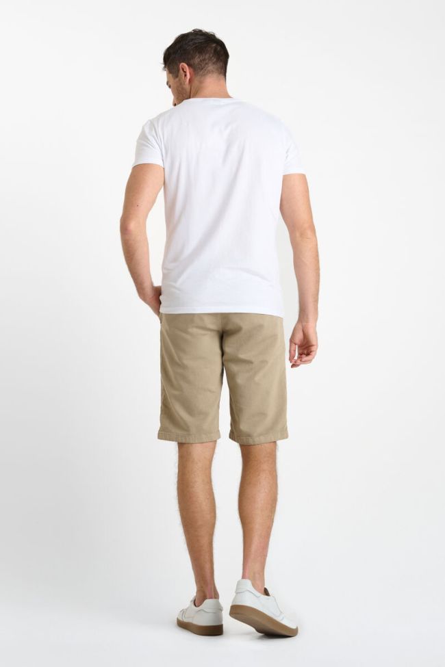 Sandy beige Jogg Swoop chino Bermuda shorts