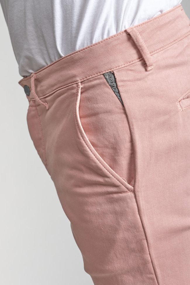 Dusty pink Jogg Swoop chino Bermuda shorts