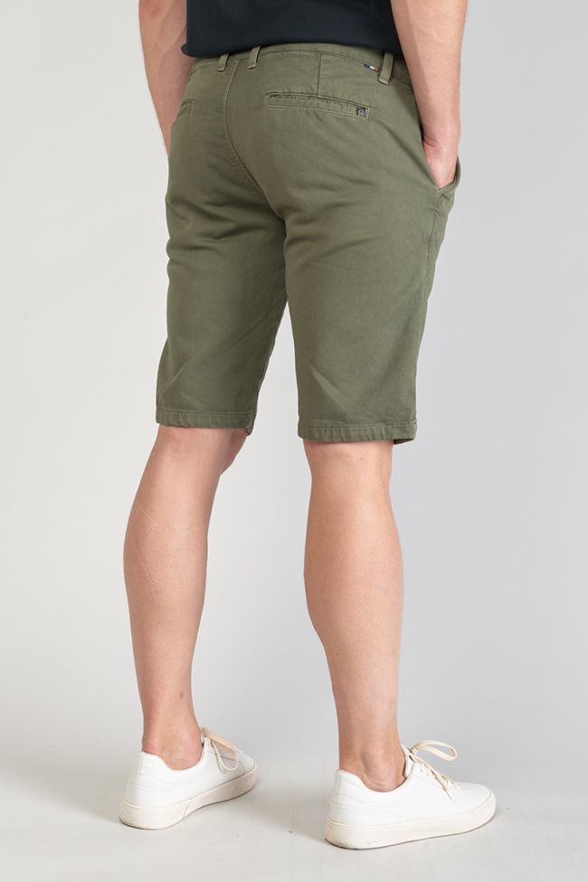 Khaki Jogg Swoop chino Bermuda shorts
