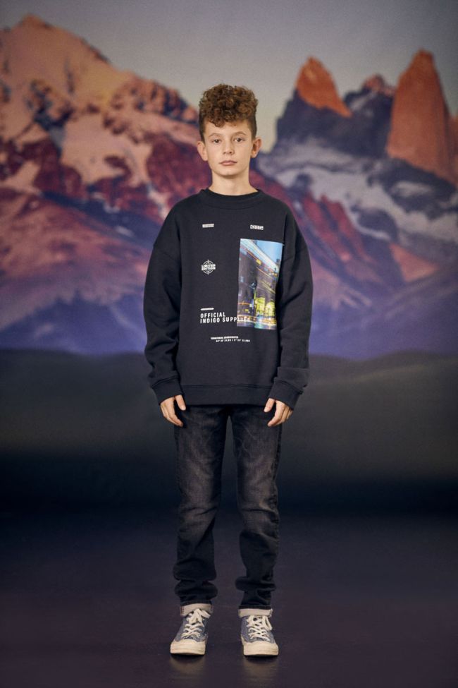 Printed black Comebo sweatshirt