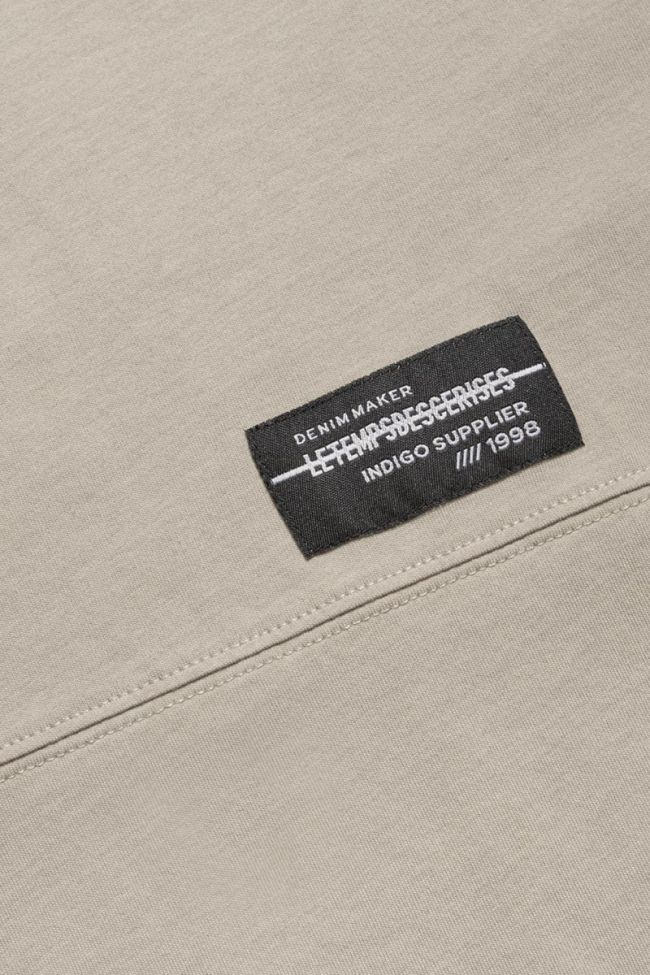 Beige long-sleeved Lynnbo t-shirt