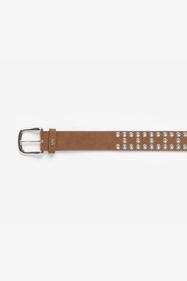 Tan leather Lucia belt