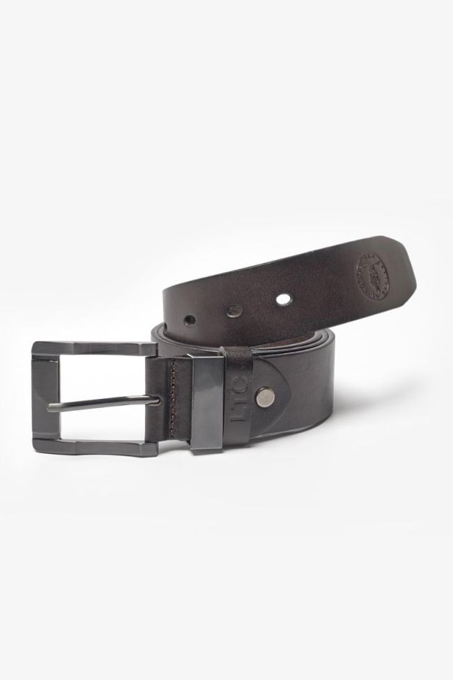 Brown leather Pegas belt