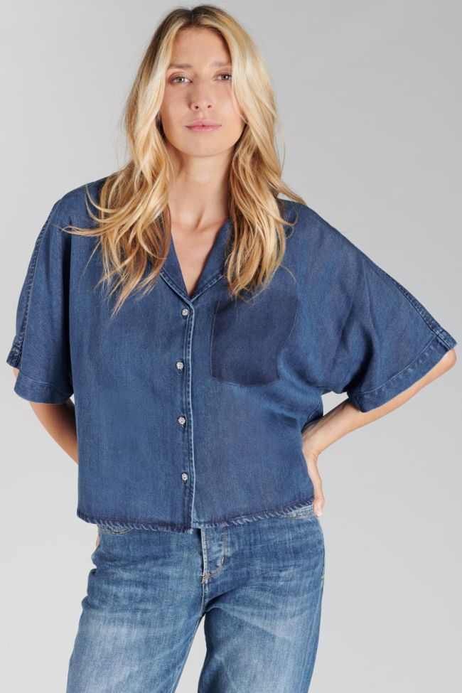 Blue Tencel Alama shirt