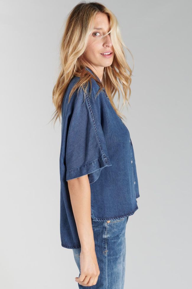 Blue Tencel Alama shirt